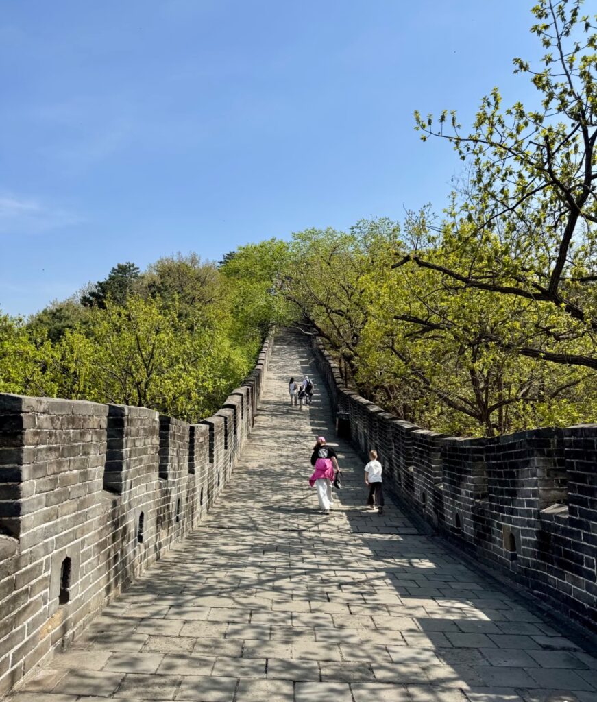 walking routes on Mutianyu Great Wall